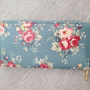 Floral Blue Women's Wallet